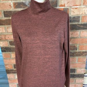 Luci Brick and Black long sleeve turtleneck